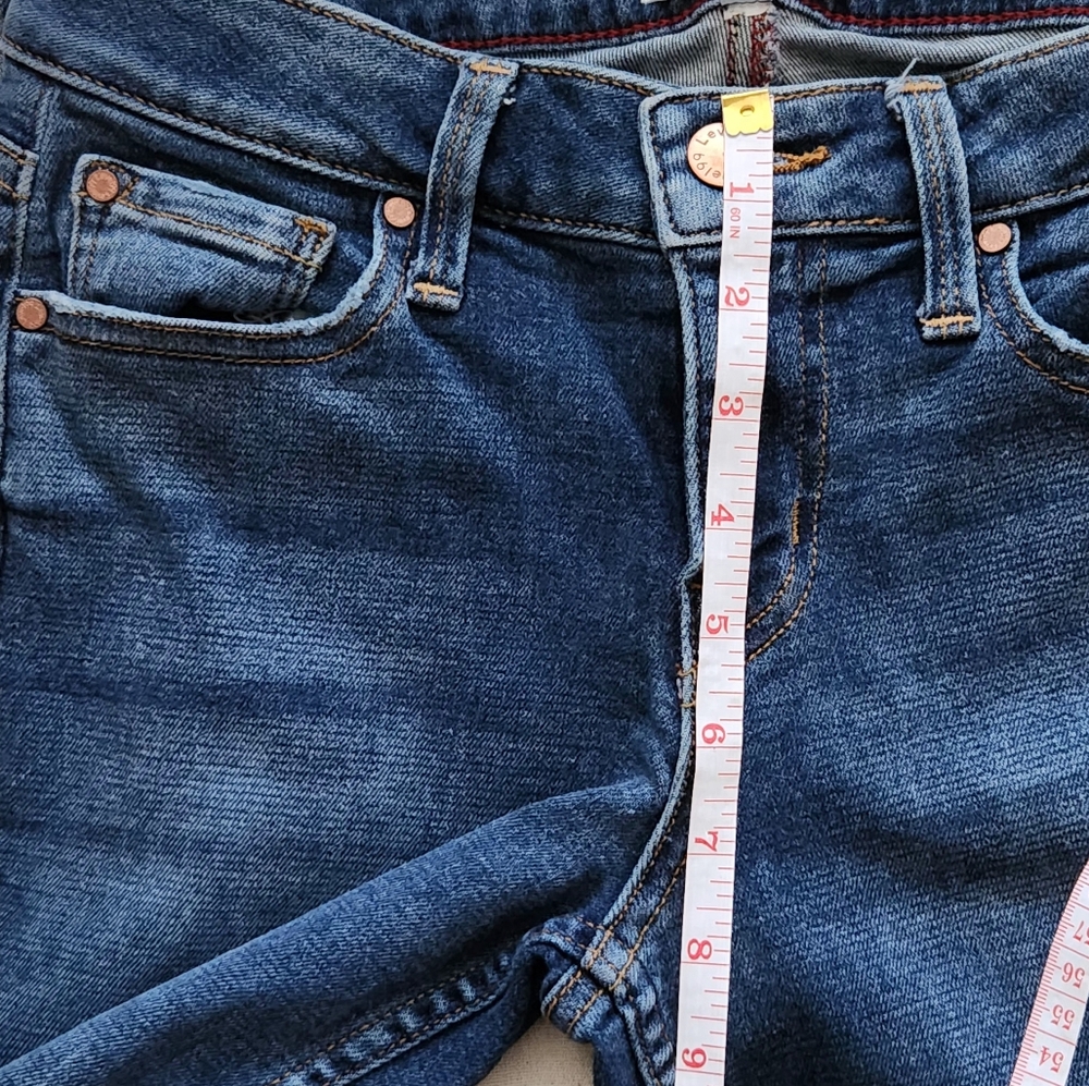 Level 99 Indigo Skinny Jeans Women’s Denim Jeggings Size 26 EUC - Picture 12 of 13